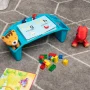 22.25 in. Rectangle Blue Plastic Portable Kids Lap Desk Activity Tray - Image 6