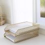 Gold File Organizer Office Inbox Gold Paper Tray Organizer for Desk - Gold Desk Tray - Gold Letter Tray Set of 2 Stackable Letter Trays for Desk Office Trays for Desk Organizer File Baskets for Desk - Image 5