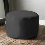 Jaxx Saxx 3 Foot Round Bean Bag w/ Removable Cover, Charcoal - Image 5