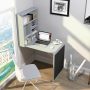 Gray Convertible Wall Mounted Table with A Chalkboard - Image 2