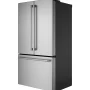 Monogram - 36 in. Wide 23.1 Cu. Ft. French Door Counter-Depth Smart Refrigerator with Showcase LED Lighting - Stainless Steel - Image 3