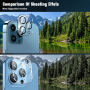 3 Pack Lente De Camara Protector Para Iphone 13 Pro Max 9H 3D Cristal Templado - Image 6