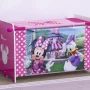 Minnie Mouse Toy Box with Retractable Fabric Top by Delta Children, Pink - Image 2