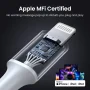 UGREEN MFi 20/30W USB Type C to Lightning Cable for iPhone 14 Pro Max 13 12 Plus Mini PD Fast Charging Cable for iPad 1m 2m - Image 4