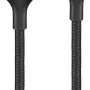 Best Buy essentials™ - 4' USB-C to USB Braided Charge-and-Sync Cable - Black - Image 2