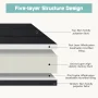 MOPHOTO Floor Mattress Futon Mattress - Extra Thick Folding Sleeping Pad, Full Size (80*54*4in), black2 - Image 5