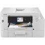 Brother - INKvestment 4555 Wireless Color All-in-One Inkjet Printer with 2 Paper Trays (MFCJ4555DW), Great for Small Offices - White - Image 1