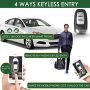 Remote Starter for Car PKE Passive Keyless Entry Push Button for Car with Shock Sensor Car Alarm System Remote Key or Phone Control - Image 4