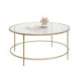 Better Homes & Gardens Nola Coffee Table, Gold Finish - Image 2