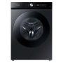 Samsung - BESPOKE 4.6 cu. ft. Large Capacity Front Load Washer with Super Speed Wash and AI Smart Dial - Brushed Black - Image 1