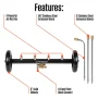 16 in. 4400 PSI Undercarriage Cleaner and Water Broom for Pressure Washers - Image 3