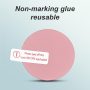 LiZHi Case for Apple Airtag Holder Airtag Case Cover Airtag Sticker Stick on Adhesive Mount Silicone for Tv Remote Car AirTag Phone Case 2 Pack (Pink) - Image 2