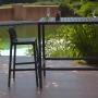 Outdoor Bar Stool 29" Netted Design — Set of 4, Commercial Grade, Stackable, No Assembly - Image 4