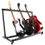 Ktaxon 3 5 7 9 Triple Folding Multiple Guitar Bass Holder Rack Stand - Image 3