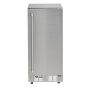 Coyote - Outdoor Living 15" 3 Cu. Ft. Built-in Compact Refrigerator with Reversible Hinge - Stainless Steel - Image 1