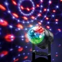 BrightSide Multicolor LED Disco Party Projector, Rotating Light Show, USB-Powered - Image 2