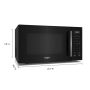 Whirlpool - 1.0 cu. ft. All-In-One Multifunctional Countertop Microwave With Air Fry - 900 watt - Black - Image 4