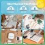 Phomemo T02 Portable Mini Thermal Printer Wirelessly BT 203dpi Photo Label Memo List Printing With USB Cable Imprimante Portable - Image 4