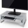 Simple Trending 2-Tier Monitor Stand Riser, Metal Desk Organizer Stand with Anti-Slip Suction Cup for Laptop, Computer, iMac, Pc, Printer,Silver - Image 6