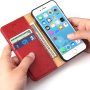 GoshukunTech Wallet Case for iPhone SE 2020,for iPhone 7,iPhone 8 Case,Premium Magnetic Wallet PU Leather with Stand Card Holders Folio Flip Cover for iPhone 7/iPhone 8/iPhone SE 2020-Red - Image 3