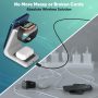 Quezqa Wireless Charging Stand - Fast Wireless Charger - 3 in 1 Charging Station for Apple AirPods Pro 3 2 Apple Watch Ultra 8 7 SE 6 5 4 iPhone 14 Pro Max 14 Plus 13 12 11 Pro Max with QC3.0 Adapter - Image 5