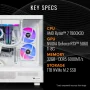 Thermaltake - LCGS View 7860TS-270 Gaming Desktop AMD Ryzen 7 7800X3D 2023 32GB Memory NVIDIA GeForce RTX 5060 Ti 8G 1TB SSD NVMe M.2 - White - Image 2