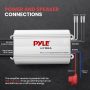 Pyle Bluetooth Marine Amplifier Kit, 4-Ch. Waterproof Audio Power Amp System - Image 4