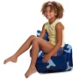 Posh Creations Structured Comfy Bean Bag Chair, Pasadena Chair, Nylon - Digital - Image 2