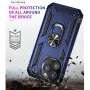 TJS Phone Case for Apple iPhone 14 Pro Max, Impact Resistant Metal Ring Magnetic Support Kickstand Drop Protector Cover for iPhone 14 Pro Max (Blue) - Image 4