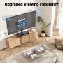 PERLESMITH Universal TV Base for 32"-60" TVs, ±35°Swivel, 88-lb Capacity, Max VESA 400x400mm, Height Adjustable, PSTVS28B - Image 4