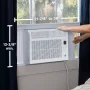 GE - 150 Sq. Ft 5000 BTU Window Air Conditioner - White - Image 3