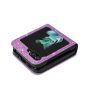 K-Lion for Samsung Galaxy Z Flip 5 Glitter Wallet Case,Bling Glossy Back Card Holder Slim Case Stand Function Shockproof 360 Degree Full Protection Case Cover for Galaxy Z Flip 5, Purple - Image 4