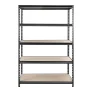 WORKPRO 48-Inch 5-Tier Freestanding Shelf with Particle Board Shelves, 4000 lb. Capacity - Image 2