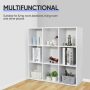 9-Cube Closet Organizer Storage Organizer Bookcase Shelving Room Office White - Image 5