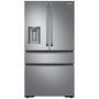 Samsung - 36 in. Wide 22.7 Cu. Ft. 4-Door Flex French Door Counter-Depth Fingerprint Resistant Refrigerator - Stainless Steel - Image 1