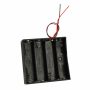 18650 Battery Charging 4 BAY Cell Holder PCB Solder With Wire Lead - Image 5