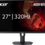 Acer - Nitro 27" IPS MiniLED WQHD 320Hz Up to 0.5ms AMD FreeSync Premium Gaming Monitor with HDR1000 (DisplayPort, 2 x HDMI) - Black - Image 1