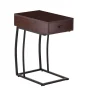 New Haven Walnut USB Port Side Table - Image 1