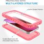 SPORTLINK Compatible with iPhone 13 Mini Waterproof Case - Full Body Shockproof Dustproof Phone Screen Protector Rugged Waterproof Case for iPhone 13 Mini 5.4 Inches Pink - Image 4