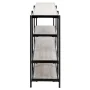 Petra 55 in. Beige/Black Wood Storage Console Table - Image 5