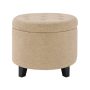 Convenience Concepts Designs4Comfort Round Ottoman - Image 2