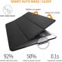 DTTO for iPad mini 5th Generation Case and iPad mini 4 Case, Ultra Slim Lightweight Trifold Smart Shell with Soft TPU Back Cover, Auto Sleep/Wake, Black - Image 6