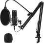 Upgraded USB Microphone for Computer, Mic for Gaming, Podcast, Live Streaming, YouTube on PC, Mic Studio Bundle with Adjustment Arm Stand, Fits for Windows & Mac PC, Plug & Play Design, Gold - Image 3