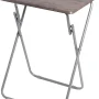 J&V TEXTILES Multi-Purpose Sturdy and Durable Decorative Bedside Laptop Snack Cocktails TV Folding Table Tray Desk Bedside Laptop Snacks 3D Wooden - Image 1