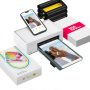 Liene - Amber M100 Wireless Photo Printer - 4x6 inch - 100 Sheets & 3 Ink Cartridges - FN002-65014 - White - Image 1