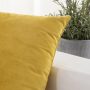 HWY 50 Yellow Decorative Throw Pillows Covers Set, for Couch Living Room Bedroom Indoor 22 x 22 inch, Soft Cozy Velvet, Solid Decor Square Throw Pillow Case Cushion Cover, Pack of 2 - Image 6