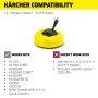 Universal 11 in. Surface Cleaner Attachment for Electric Power Pressure Washers - 2000 PSI - Image 5