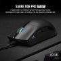 CORSAIR Sabre RGB PRO Champion Series FPS/MOBA Gaming Mouse - Ergonomic Shape for Esports and Competitive Play - Ultra-Lightweight 74g - Flexible Paracord Cable - Image 6
