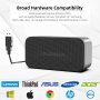 [Newer] USB Computer Speaker for Desktop, Laptop Speaker, PC Speaker, Small Computer Soundbar with Hi-Quality Sound, Loud Volume, Rich Bass, Volume Control - Image 6