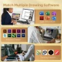 UGEE S640 Graphics Drawing Tablet 6.3"x 4" Pen Tablet for Linux, Mac, Windows PC and Android OSU - Image 2